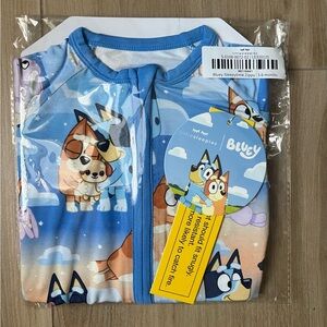 NWT Little Sleepies Bluey Zippy